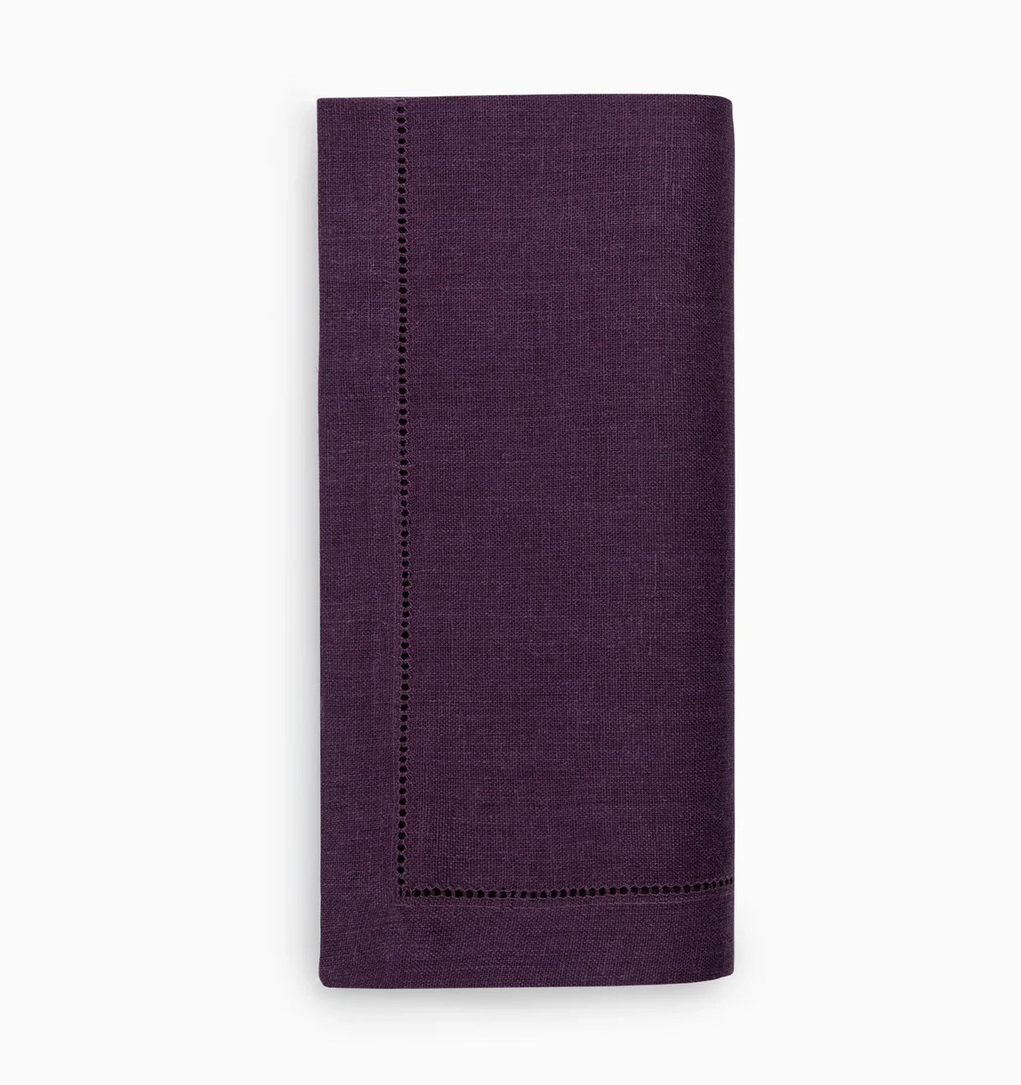 S4 Aubergine Dinner Napkins Festival Set of 4 Sferra