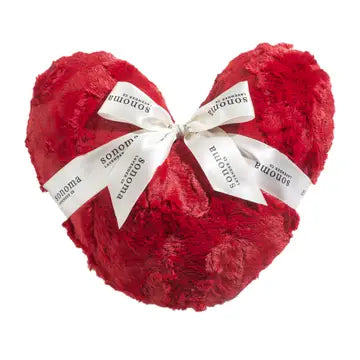 Sonoma Lavender Red Heart Pillow 12" - Lavender Cardinal Red