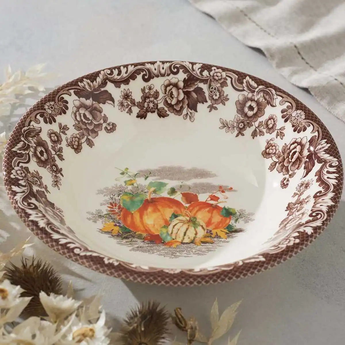 Spode Pumpkin Harvest Cereal Bowl