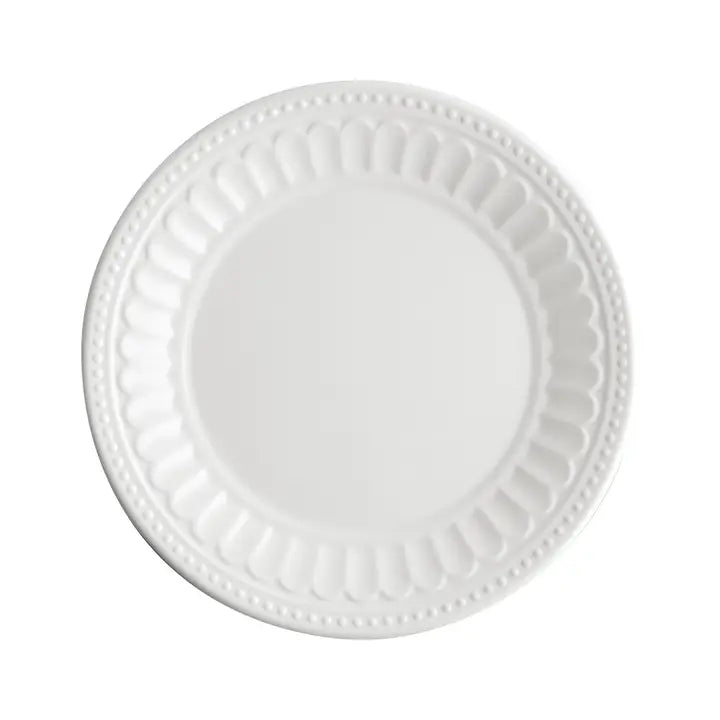 Supreme Housewares Salad Chateau 9" Melamine Plate, White