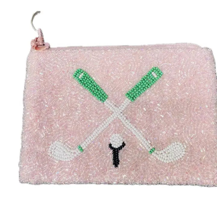 Tiana Designs Golf Coin Purse Pink