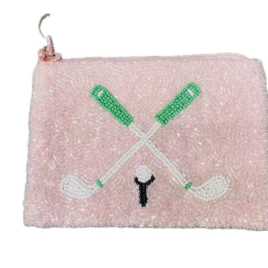 Tiana Designs Golf Coin Purse Pink