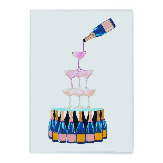 Toss Designs Pour Champagne Cutting Board