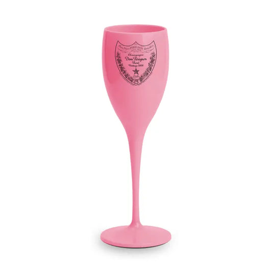 Toss Designs Pink Champagne Flute- Champagne of the Stars Dom Perignon
