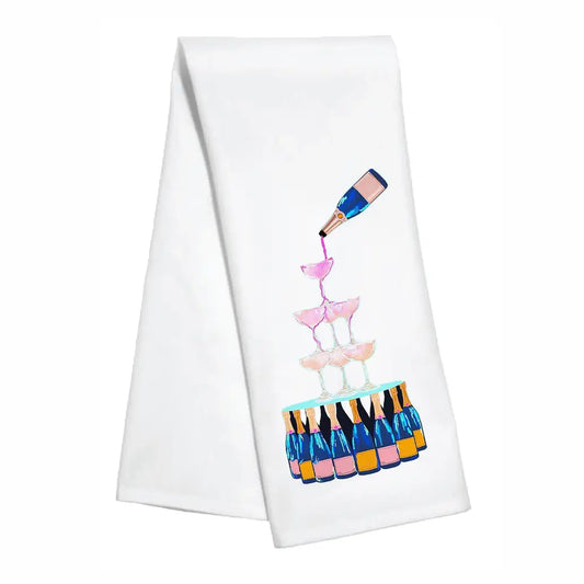 Toss Designs KT Pour Champagne Kitchen Towel