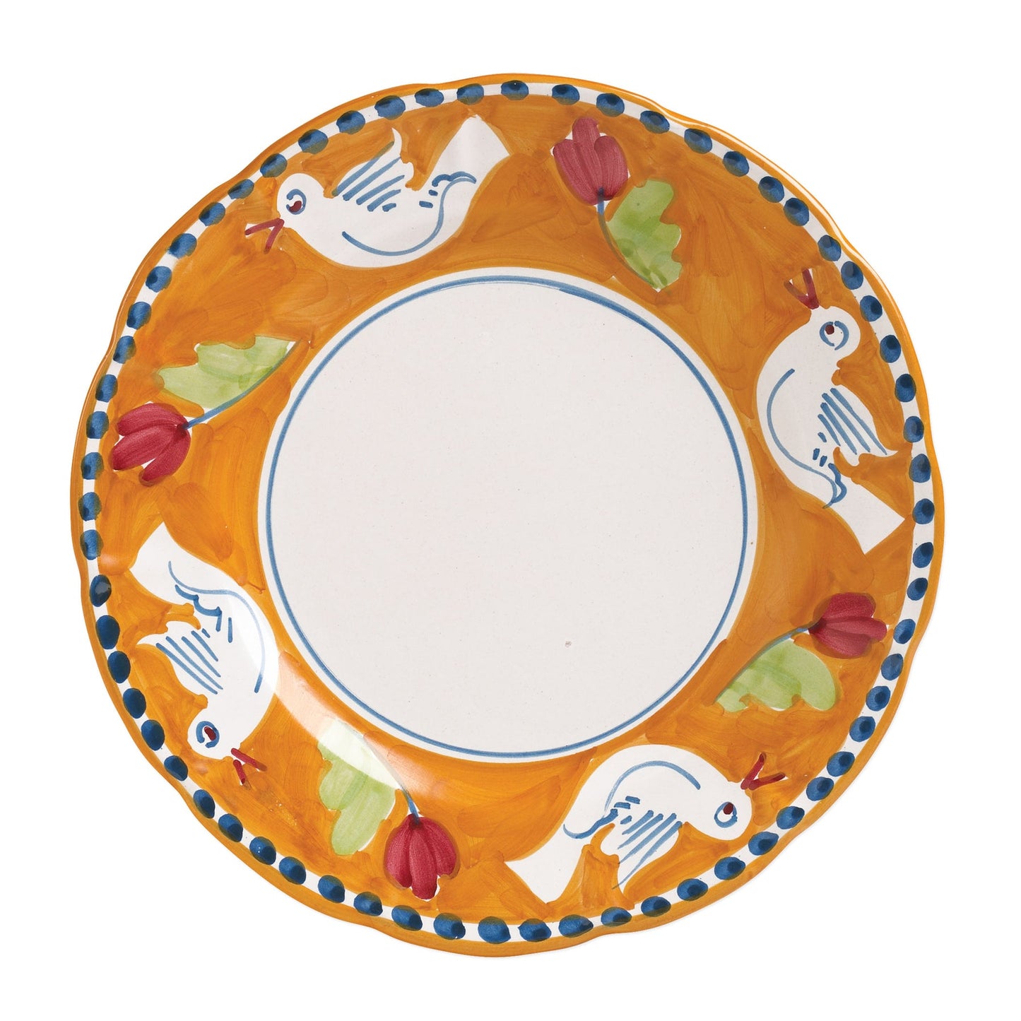 Vietri Campagna Uccello (Bird) Service Plate/Charger
