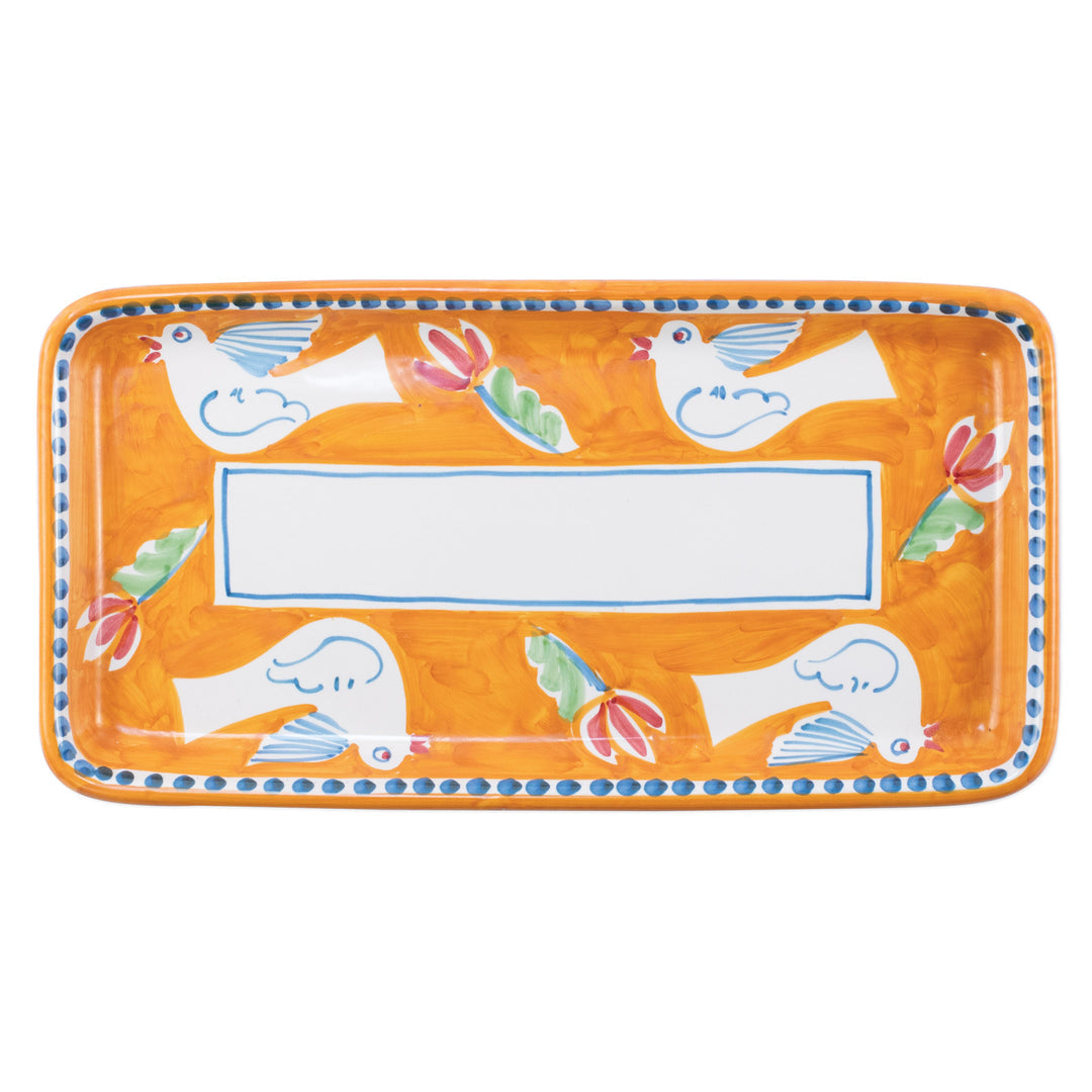 Vietri Campagna Uccello (Bird) Rectangular Platter