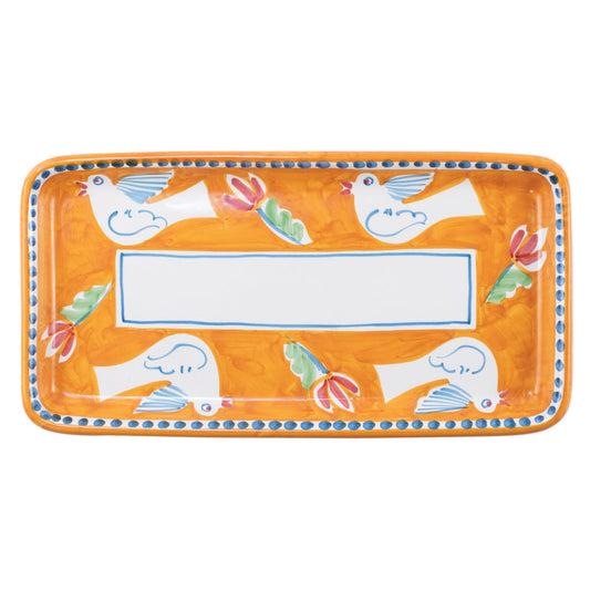 Vietri Campagna Uccello (Bird) Rectangular Platter