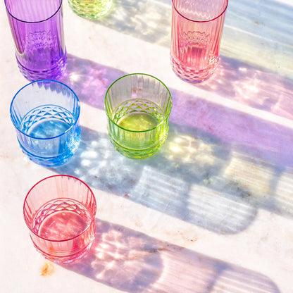 Vietri Deco Tumblers Short - Assorted Set of 4