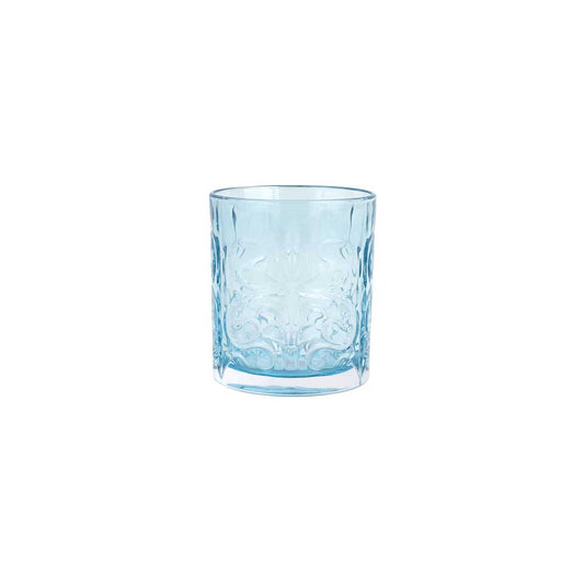 Vietri Barocco Double Old Fashioned - Light Blue