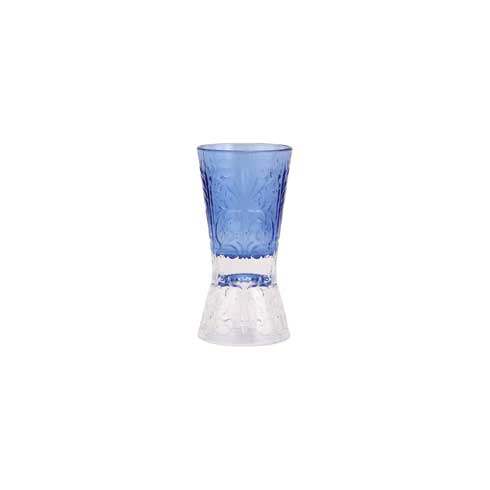 Vietri Barocco Liquor Glass - Cobalt