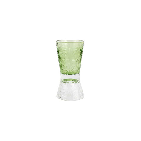 Vietri Barocco Liquor Glass - Mint Green