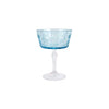 Vietri Barocco Coupe Champagne Glass - Light Blue