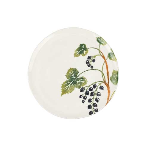 Vietri Foresta Primavera Salad Plate - Black Currant