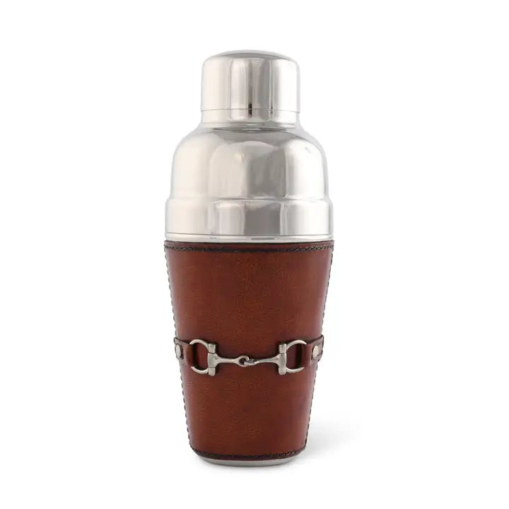Vagabond House Cocktail Shaker Equestrian Premium Genuine Leather