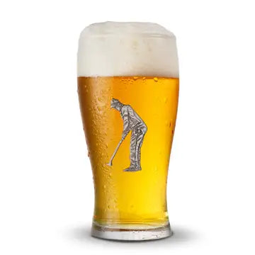 Vagabond House Golfer Beer Glass