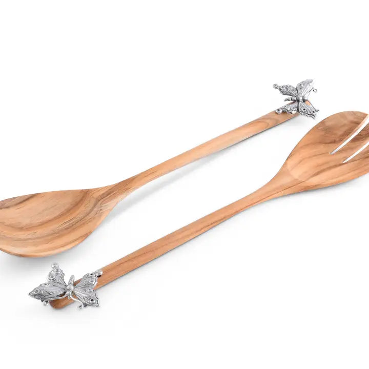 Vagabond House Butterfly Salad Serving Set