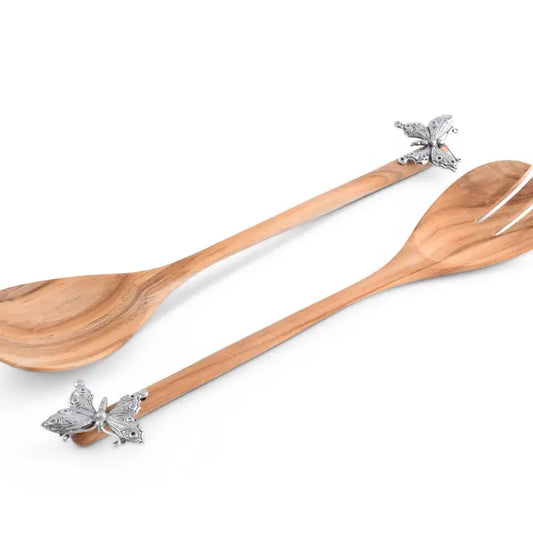 Vagabond House Butterfly Salad Serving Set