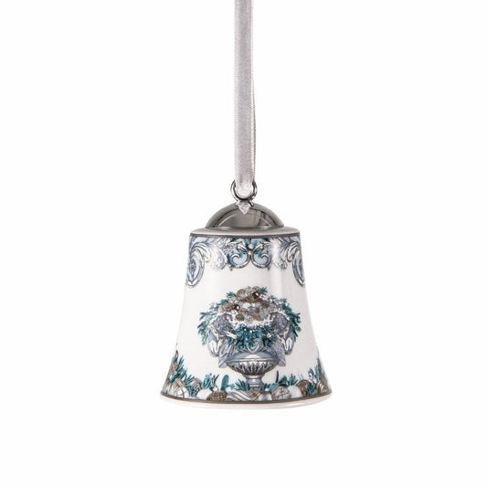Versace 2026 Bell Ornament La Coupe des Dieux Holiday porcelain Rosenthal