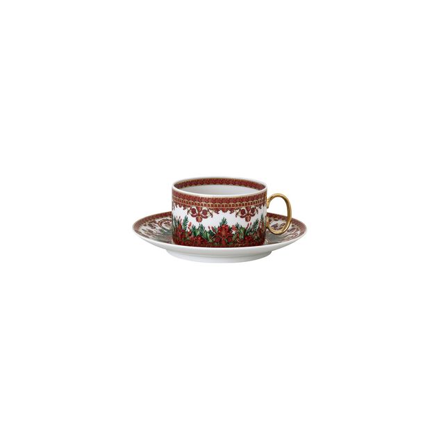Versace Teacup Baroque Holiday Teacup & Saucer