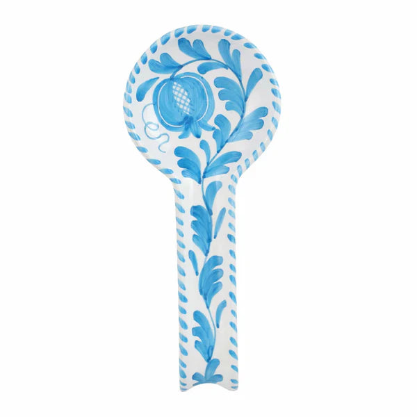 Vietri Arezzo Aqua Spoon Rest
