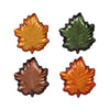 Vietri Autunno Leaf Canape Plates - Set of 4