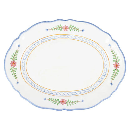 Vietri Bella Rosa Oval Platter