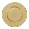 Vietri Metallic Glass Service Plate/Charger Gold