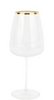 Vietri Gold Rim Wine Francesca