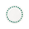 Vietri Salad Stitch Lisbon Green Stitch Salad Plate