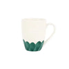 Vietri  Lisbon Green Brushstroke Mug