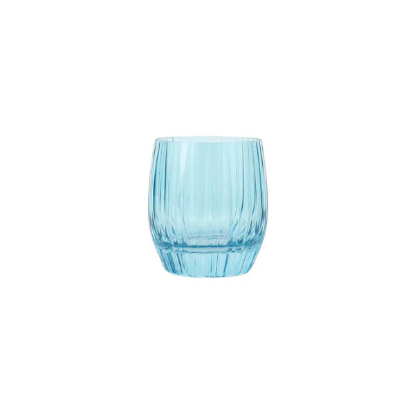 Vietri Natalia Teal Double Old Fashioned
