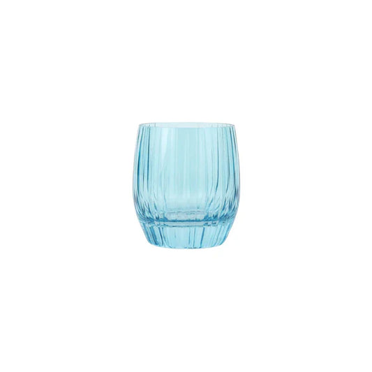 Vietri Natalia Teal Double Old Fashioned