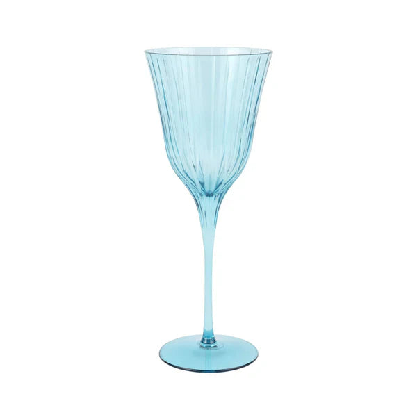 Vietri Natalia Teal Water Glass