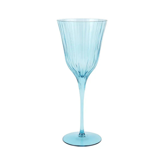 Vietri Natalia Teal Water Glass