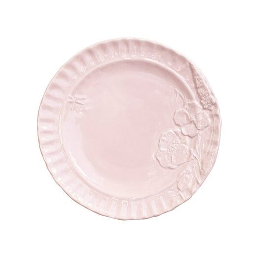 Vietri Pink Salad Pietra Fiori salad plate