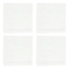 Vietri Set of 4 White Damask Napkins