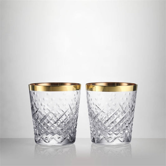 Waterford DOF Gold Celebrations Tumbler 11.5oz, Set of 2