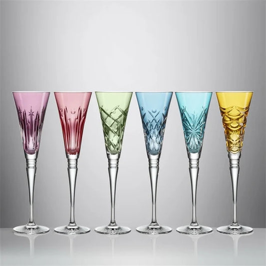 Wateford Winter Wonders Flutes, Assorted Colors, Set of 6