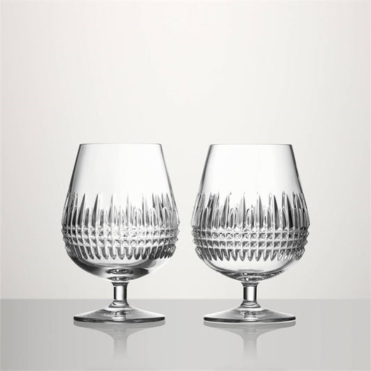 Waterford Lismore Connoisseur Diamond Brandy Balloon, 17oz, Set of 2