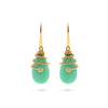 Capucine de Wulf Lily Drop Green Apple Jade Earrings