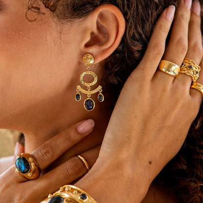Capucine De Wulf Cleopatra Chandelier Earrings