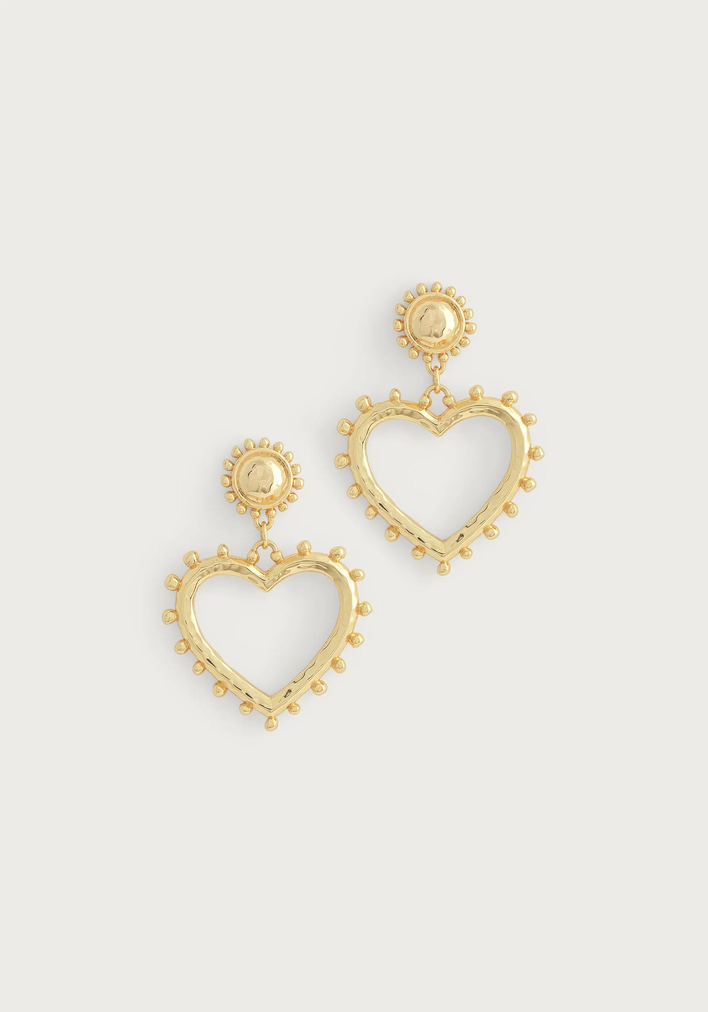 Anabel Aram Heart Drop Earrings
