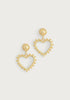 Anabel Aram Heart Drop Earrings