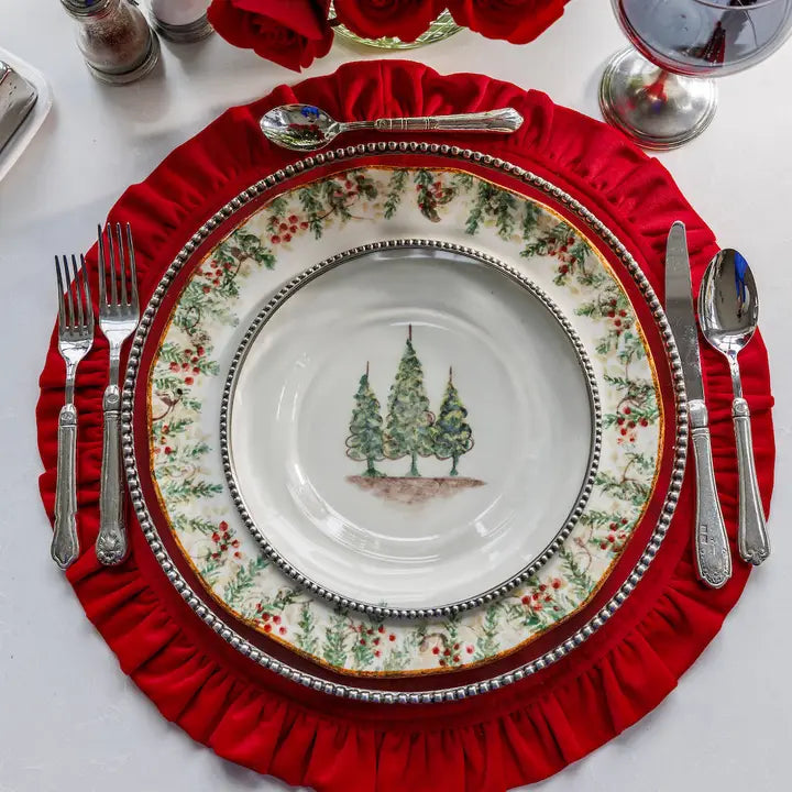 Arte Italica Natale Dinner Plate