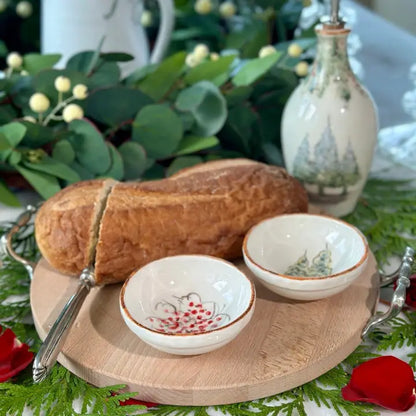 Arte Italica Natale Dipping Bowl Set