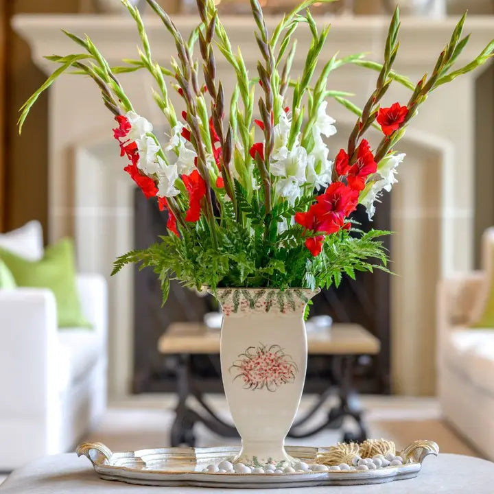 Arte italica Natale Footed Vase