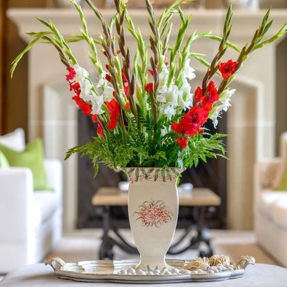 Arte italica Natale Footed Vase