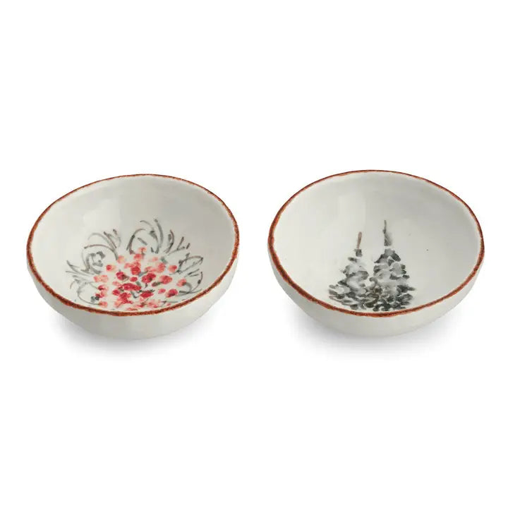 Arte Italica Natale Dipping Bowl Set