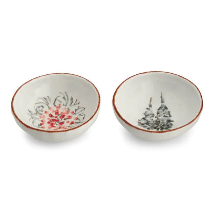 Arte Italica Natale Dipping Bowl Set